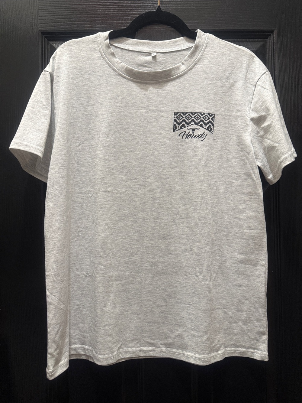 Howdy Women’s Light Gray Graphic Tee